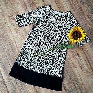 Cheetah dress girls size xl